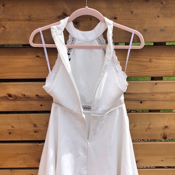 LULUS Reach Out my Hand white skater dress in size small - Picture 9 of 12